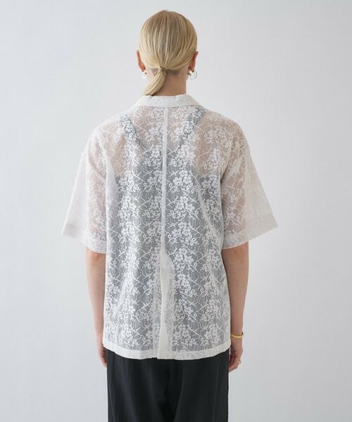 cloenc / クロエンス テーラードジャケット | シアーフラワーメッシュジャケット | 詳細6