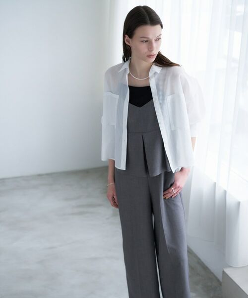 cloenc / クロエンス サロペット・オールインワン | 【接触冷感/UVカット/マシンウォッシュ】キャミオールインワン | 詳細1