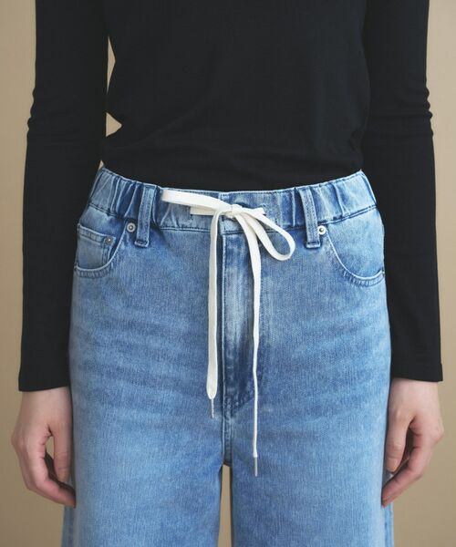 cloenc / クロエンス デニムパンツ | DeniMoove カットデニム ドロストパンツ【360°ストレッチ】 | 詳細11