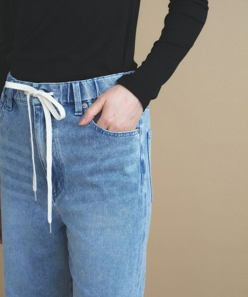cloenc / クロエンス デニムパンツ | DeniMoove カットデニム ドロストパンツ【360°ストレッチ】 | 詳細12