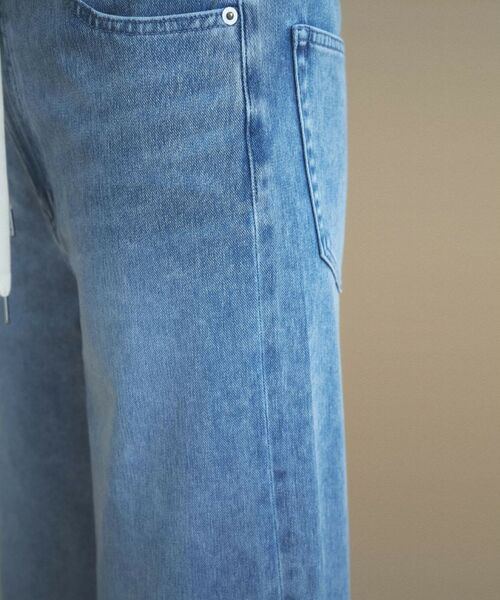cloenc / クロエンス デニムパンツ | DeniMoove カットデニム ドロストパンツ【360°ストレッチ】 | 詳細13