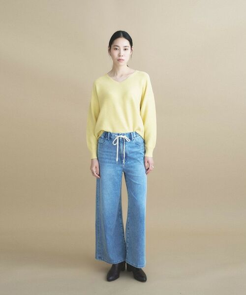 cloenc / クロエンス デニムパンツ | DeniMoove カットデニム ドロストパンツ【360°ストレッチ】 | 詳細16