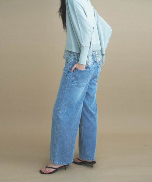 cloenc / クロエンス デニムパンツ | DeniMoove カットデニム ドロストパンツ【360°ストレッチ】 | 詳細4