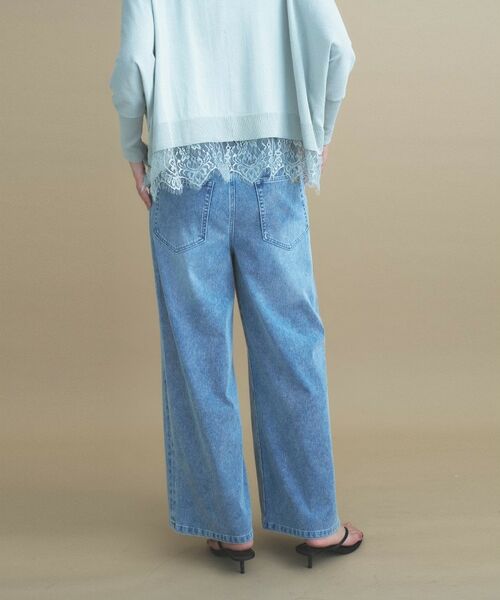 cloenc / クロエンス デニムパンツ | DeniMoove カットデニム ドロストパンツ【360°ストレッチ】 | 詳細6