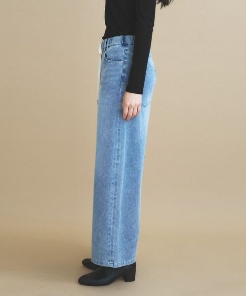 cloenc / クロエンス デニムパンツ | DeniMoove カットデニム ドロストパンツ【360°ストレッチ】 | 詳細9