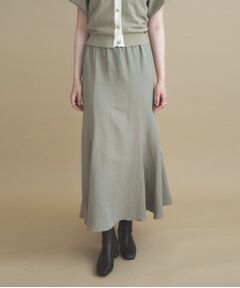cloenc / クロエンス ロング・マキシ丈スカート | 【手洗い可】フィブリルロングフレアスカート