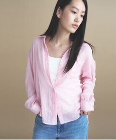 cloenc / クロエンス シャツ・ブラウス | 【通気性◎／2WAY】コットンカシュクールシャツ