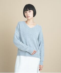 cloenc / クロエンス ニット・セーター | Relaxy Rich カシミヤ混 Vネックニット【美フォルム】