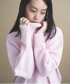 cloenc / クロエンス ニット・セーター | Relaxy Rich カシミヤ混 ハイネックニット【美フォルム】