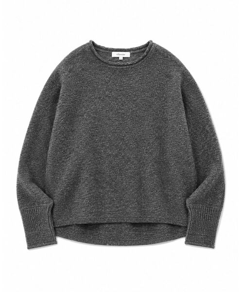 cloenc / クロエンス ニット・セーター | 【WEB限定カラーあり】ドルマンスリーブニット 美フォルム 10色展開(チャコールグレー(914))