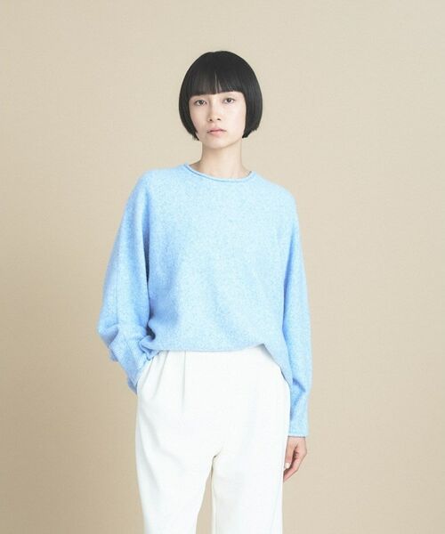 cloenc / クロエンス ニット・セーター | 【WEB限定カラーあり】ドルマンスリーブニット 美フォルム 10色展開(ブルー(991))