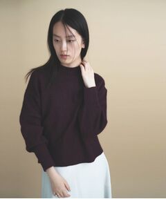 cloenc / クロエンス ニット・セーター | 【美フォルム】ラメハイネックニット