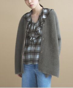 cloenc / クロエンス カーディガン・ボレロ | フェザーヤーンニットカーディガン