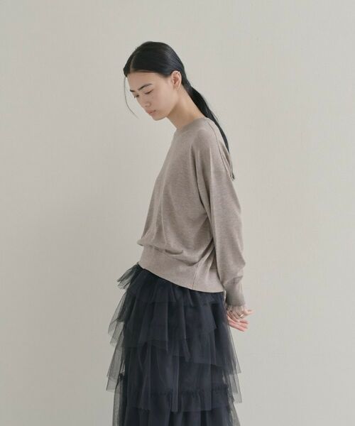 cloenc / クロエンス ニット・セーター | 【WEB限定カラーあり】Relaxy Rich シルクカシミヤ混 クルーニット | 詳細10