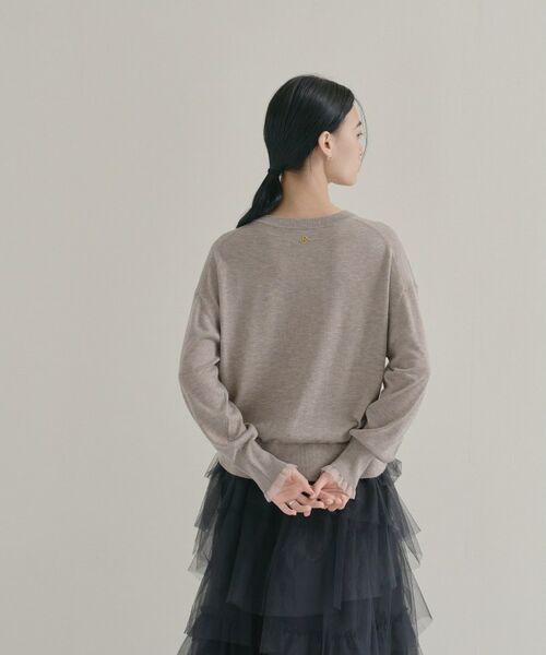 cloenc / クロエンス ニット・セーター | 【WEB限定カラーあり】Relaxy Rich シルクカシミヤ混 クルーニット | 詳細11