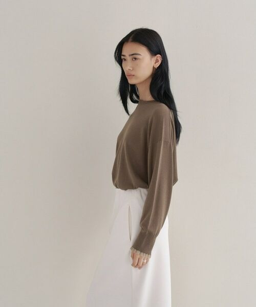 cloenc / クロエンス ニット・セーター | 【WEB限定カラーあり】Relaxy Rich シルクカシミヤ混 クルーニット | 詳細20