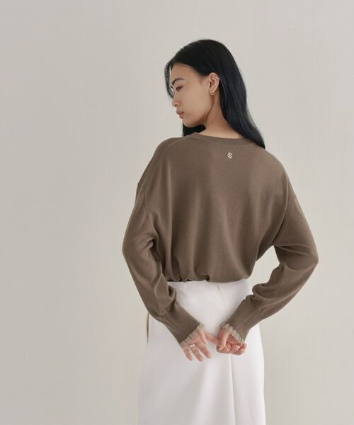 cloenc / クロエンス ニット・セーター | 【WEB限定カラーあり】Relaxy Rich シルクカシミヤ混 クルーニット | 詳細21