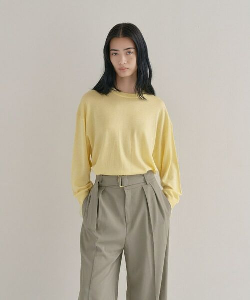 cloenc / クロエンス ニット・セーター | 【WEB限定カラーあり】Relaxy Rich シルクカシミヤ混 クルーニット | 詳細3