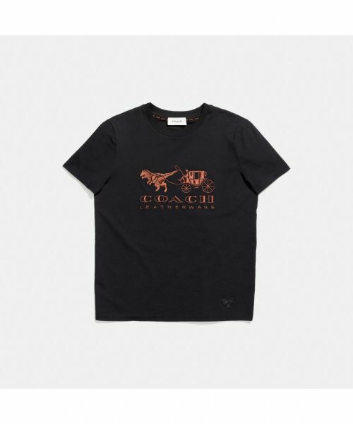 最安値級価格 【COACH】Tシャツ - Tシャツ/カットソー(半袖/袖なし 