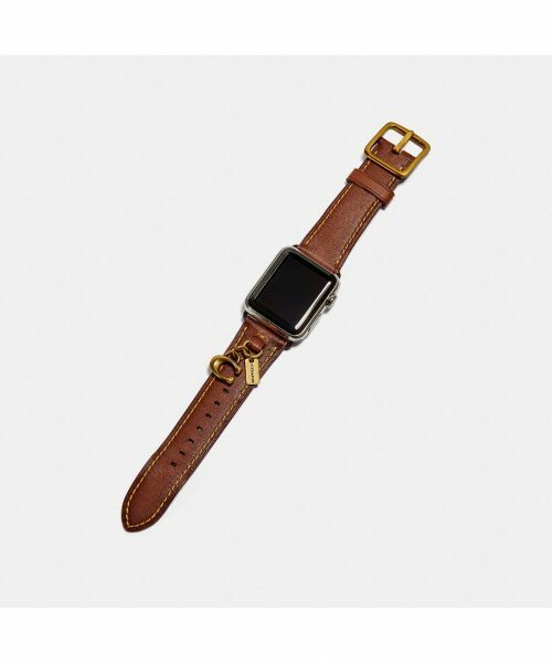 Apple Watch R 38mm レザー ストラップ ウィズ チャーム 腕時計 Coach コーチ ファッション通販 タカシマヤファッションスクエア