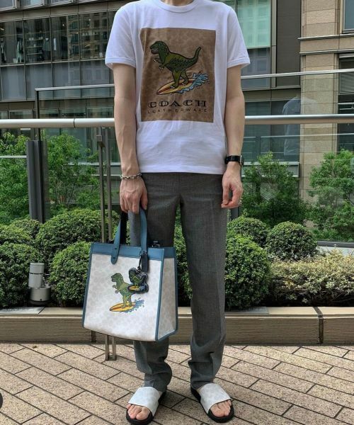 日本限定 フィールド トート シグネチャー キャンバス ウィズ レキシー プレイ トートバッグ Coach コーチ ファッション通販 タカシマヤファッションスクエア