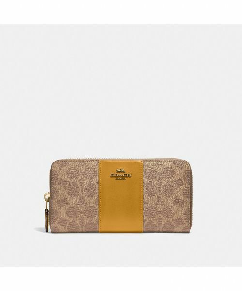 COACH コーチ カラーブロック×シグネチャー