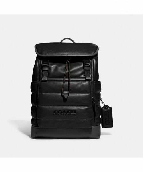 リーグ フラップ バックパック ウィズ キルティング リュック バックパック Coach コーチ ファッション通販 タカシマヤファッションスクエア