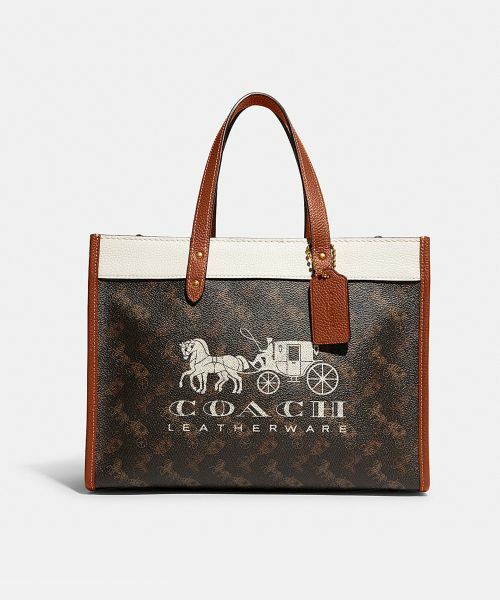 【新品】COACH トートバッグ 2way ホース/キャリッジ