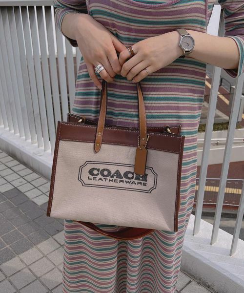 ☀️新品訳あり☀️コーチ COACH フィールドトート30 ベージュ