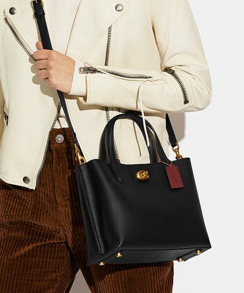 COACH コーチ ウィロウ トート 24 ショルダー WHITE ホワイト