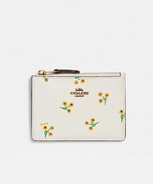 COACH 大人気 ID ケース スペースド フローラル パスケース 新品 純正特注