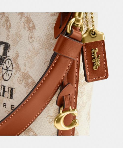 COACH / コーチ ショルダーバッグ | ダコタ バケット バッグ 16・ホース アンド キャリッジ プリント | 詳細6