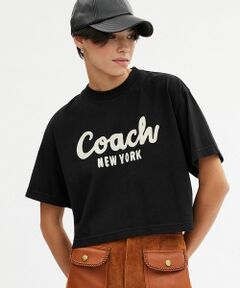 カーシヴ シグネチャー クロップド Tシャツ