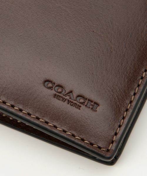 COACH / コーチ 財布・コインケース・マネークリップ | ボックスド ブレスト ポケット ウォレット ウォーター バッファロー レザー | 詳細12