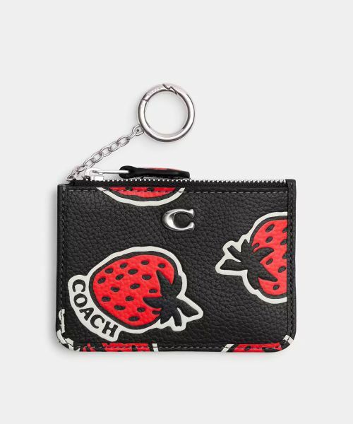 COACH / コーチ カードケース・名刺入れ・定期入れ | 【日本限定】ミニ スキニー ID ケース・ストロベリー プリント | 詳細1