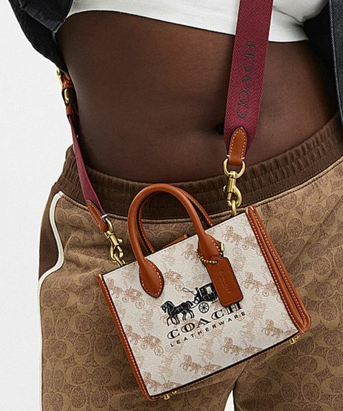 エース トート バッグ 17・ホース アンド キャリッジ プリント （ショルダーバッグ）｜COACH / コーチ ファッション通販  タカシマヤファッションスクエア