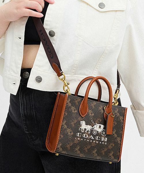 エース トート バッグ 17・ホース アンド キャリッジ プリント （ショルダーバッグ）｜COACH / コーチ ファッション通販  タカシマヤファッションスクエア