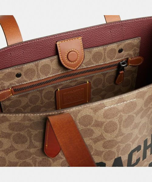 COACH / コーチ トートバッグ | リレー トート バッグ 34・シグネチャー キャンバス・コーチ グラフィック | 詳細5