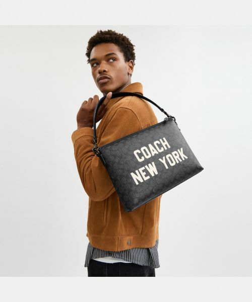 COACH / コーチ メッセンジャーバッグ・ウエストポーチ | リレー ポーチ・シグネチャー キャンバス・コーチ グラフィック | 詳細4