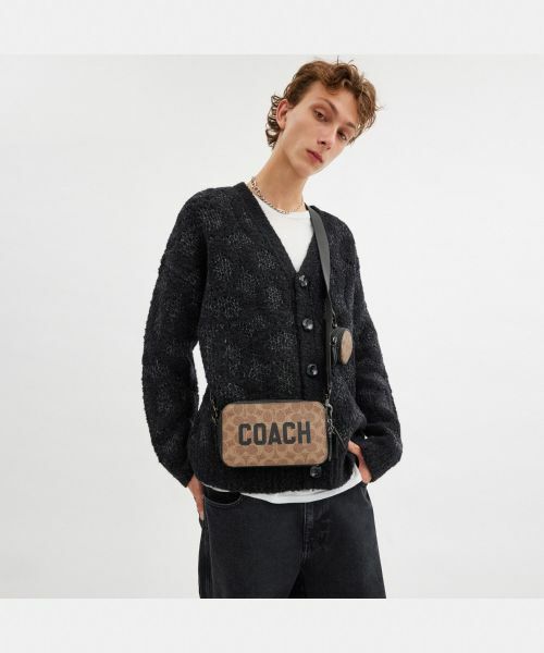 COACH / コーチ ショルダーバッグ | チャーター スリム クロスボディ・シグネチャー キャンバス・コーチ グラフィック | 詳細4