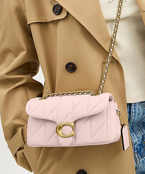 COACH/コーチ タビー ショルダー バッグ 20・キルティング PINK ONE COACH/コーチ タビー ショルダー バッグ 20・キルティング PINK ONE