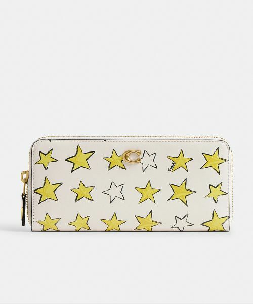 ブティック★【COACH】エッセンシャル ジップ ウォレット スター セール】 エッセンシャル スリム アコーディオン ジップ