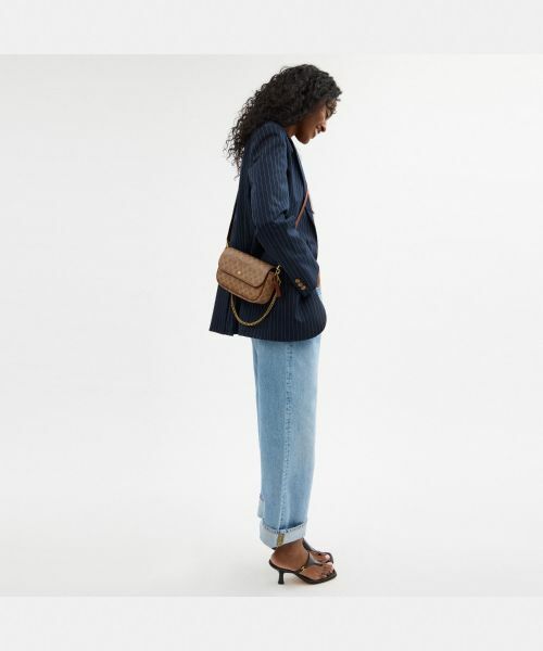 美品 COACH ショルダーバッグ 2way シグネチャー ブラック キャンバス 正規品 コーチ COACH トートバッグ 2way ショルダー付き