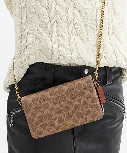 COACH/コーチ ミラ クロスボディ バッグ・シグネチャー キャンバス BROWN ONE COACH/コーチ ミラ クロスボディ バッグ・シグネチャー キャンバス BROWN ONE
