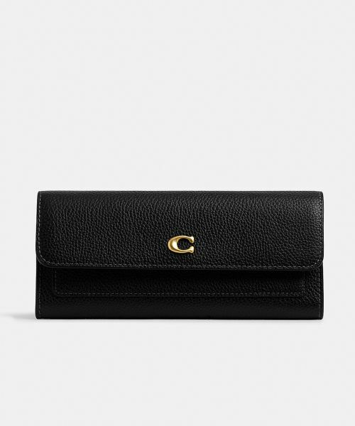 COACH/コーチ ミラ ロング フラップ ウォレット BLACK ONE COACH/コーチ ミラ ロング フラップ ウォレット BLACK ONE