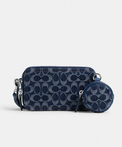 COACH / コーチ ショルダーバッグ | チャーター スリム クロスボディ バッグ・シグネチャー デニム | 詳細1