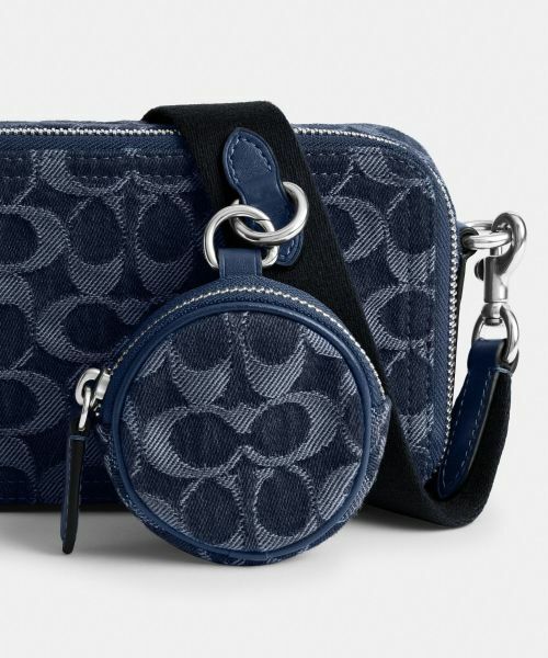 COACH / コーチ ショルダーバッグ | チャーター スリム クロスボディ バッグ・シグネチャー デニム | 詳細6