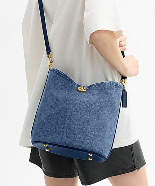 COACH/コーチ ウィロウ ソフト バケット バッグ BLUE ONE COACH/コーチ ウィロウ ソフト バケット バッグ BLUE ONE