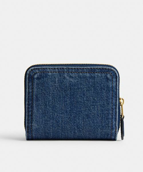新品 COACH マネークリップ 折り財布 カラー デニム 正規品