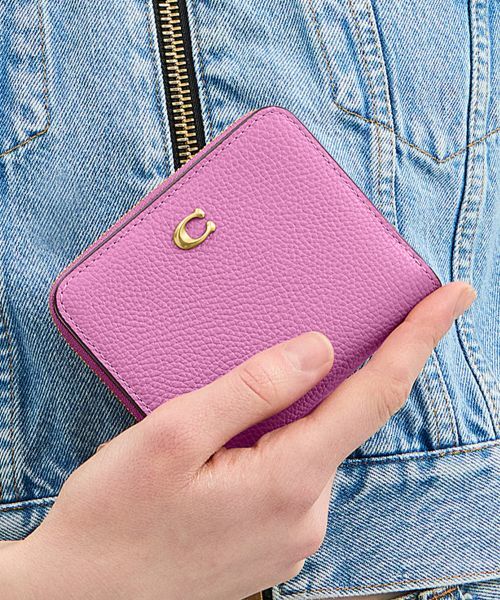 COACH/コーチ ビルフォールド ウォレット PINK ONE COACH/コーチ ビルフォールド ウォレット PINK ONE